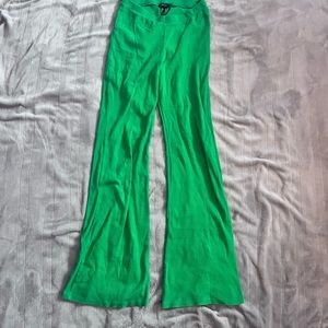 Green Forever 21 Flare Pants
